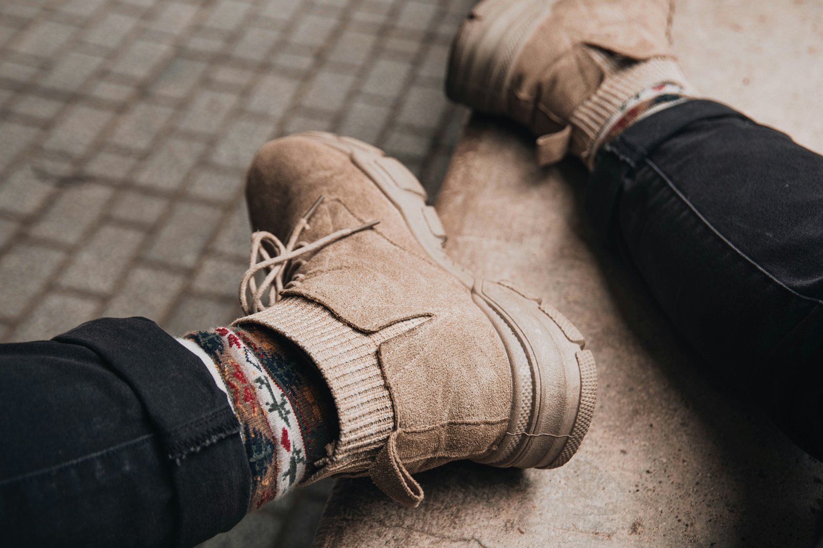 Schuhe bei der Reinigung