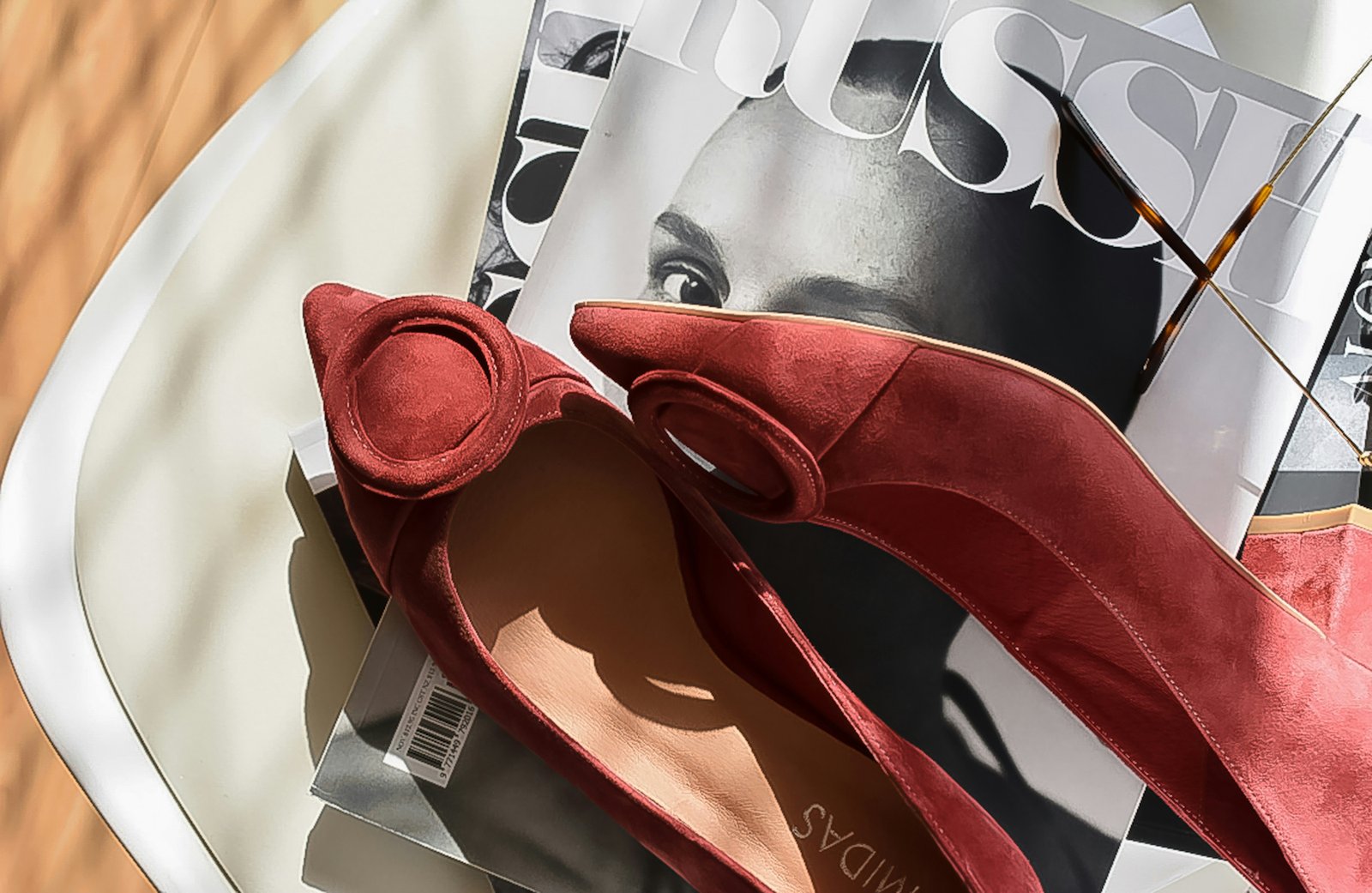 Schuhe in einer Waschmaschine
